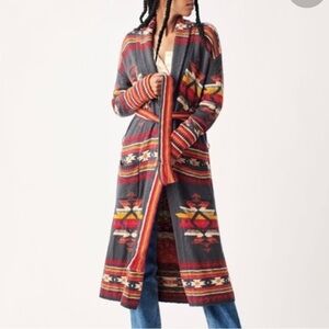 Faherty SPJ X Paloma Duster - BTB Bold Thunderbird NWT